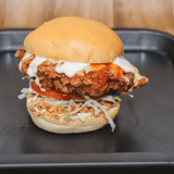 The Smokey Clucker Burger
